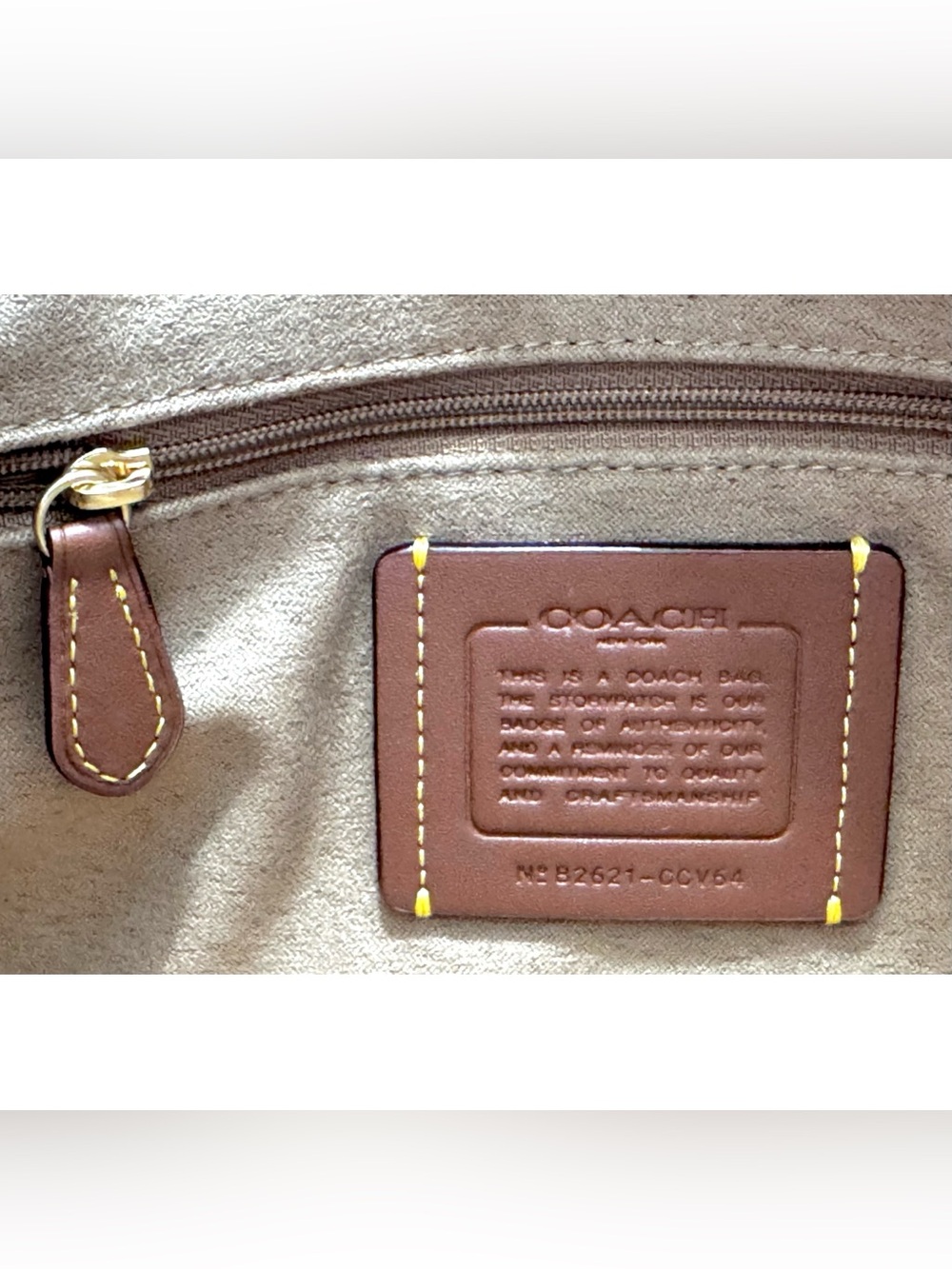 COACH Etta Small Flap Shoulder Bag, SOFT YELLOW - Picture 8 of 10